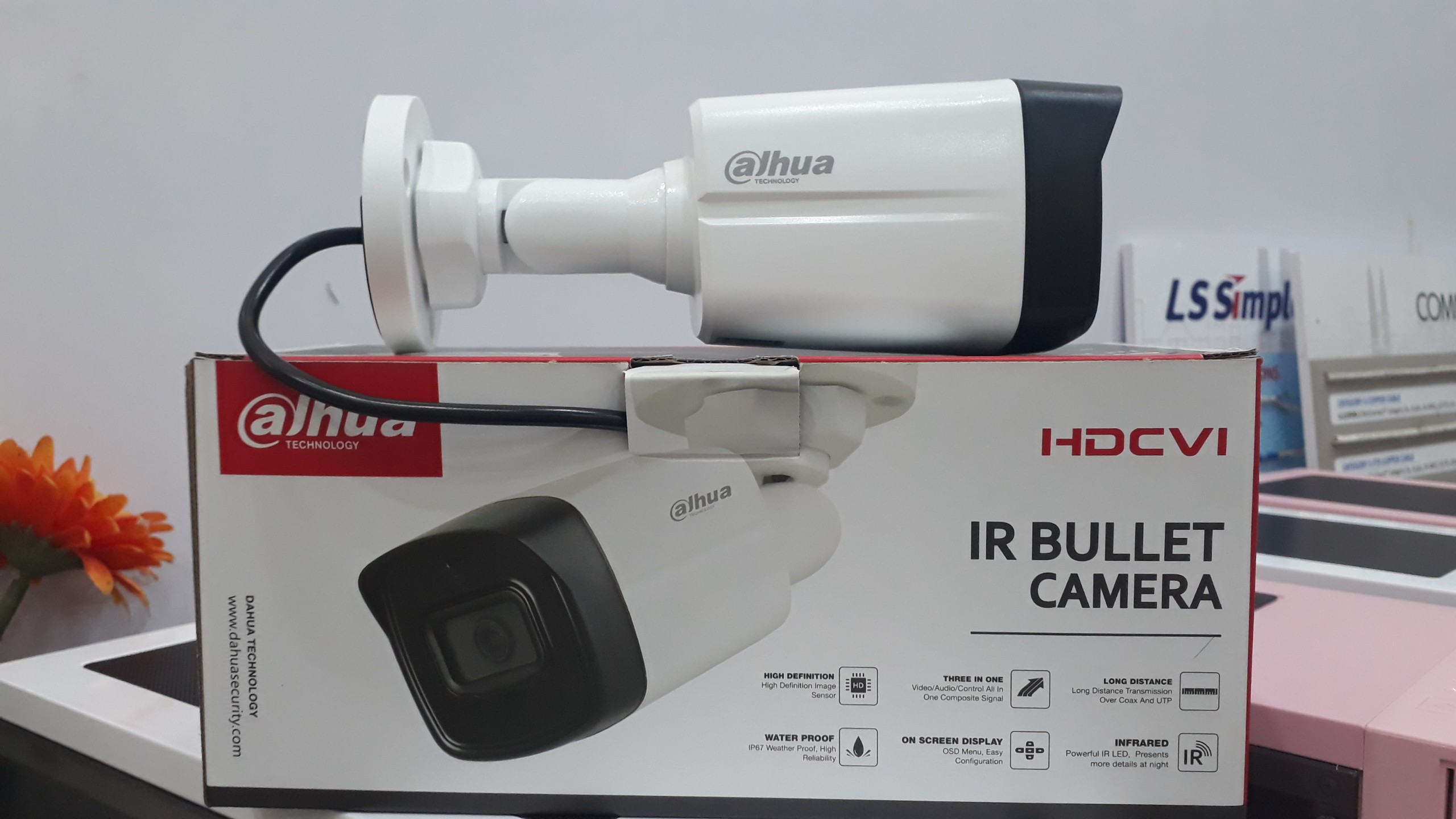 Camera HDCVI 2MP Dahua HAC-HFW1200TLP-S4 ( chính hãng )