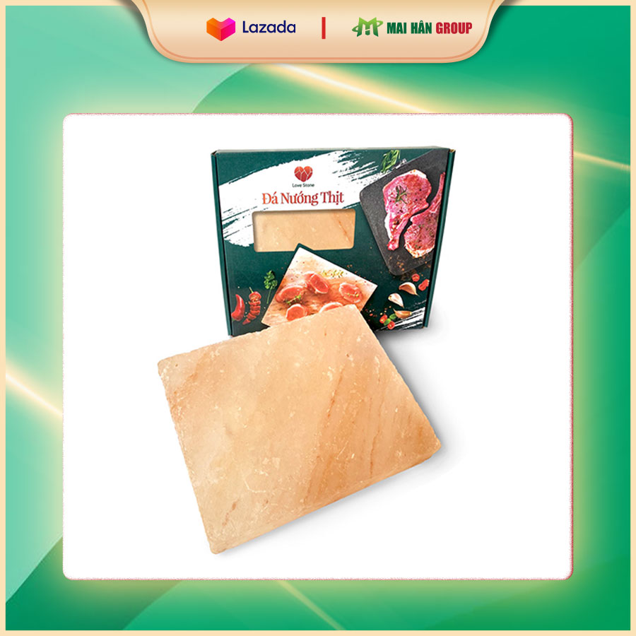 [HCM] Đá Muối Nướng Thịt Himalaya Love Stone