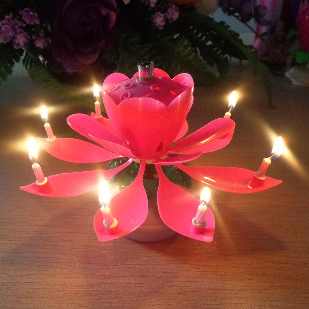 Nến sinh nhật nở hoa và phát nhạc V.2