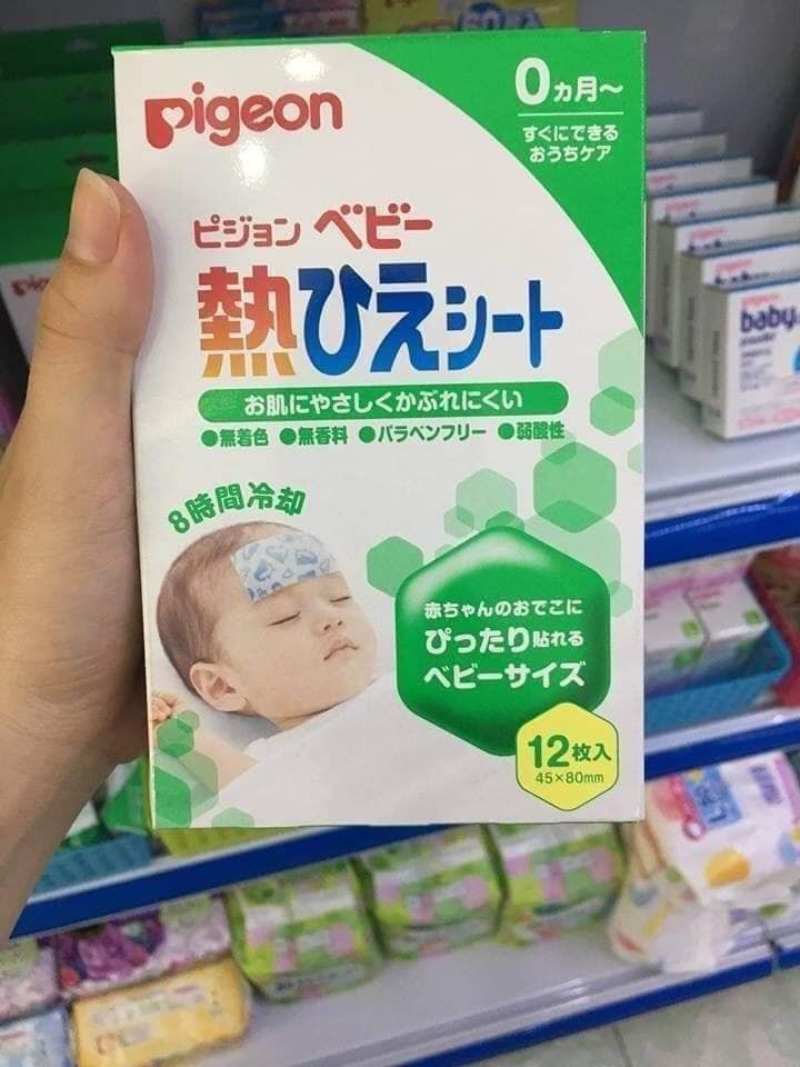 Miếng dán hạ sốt pigeon cho bé hiệu quả Nhật Bản