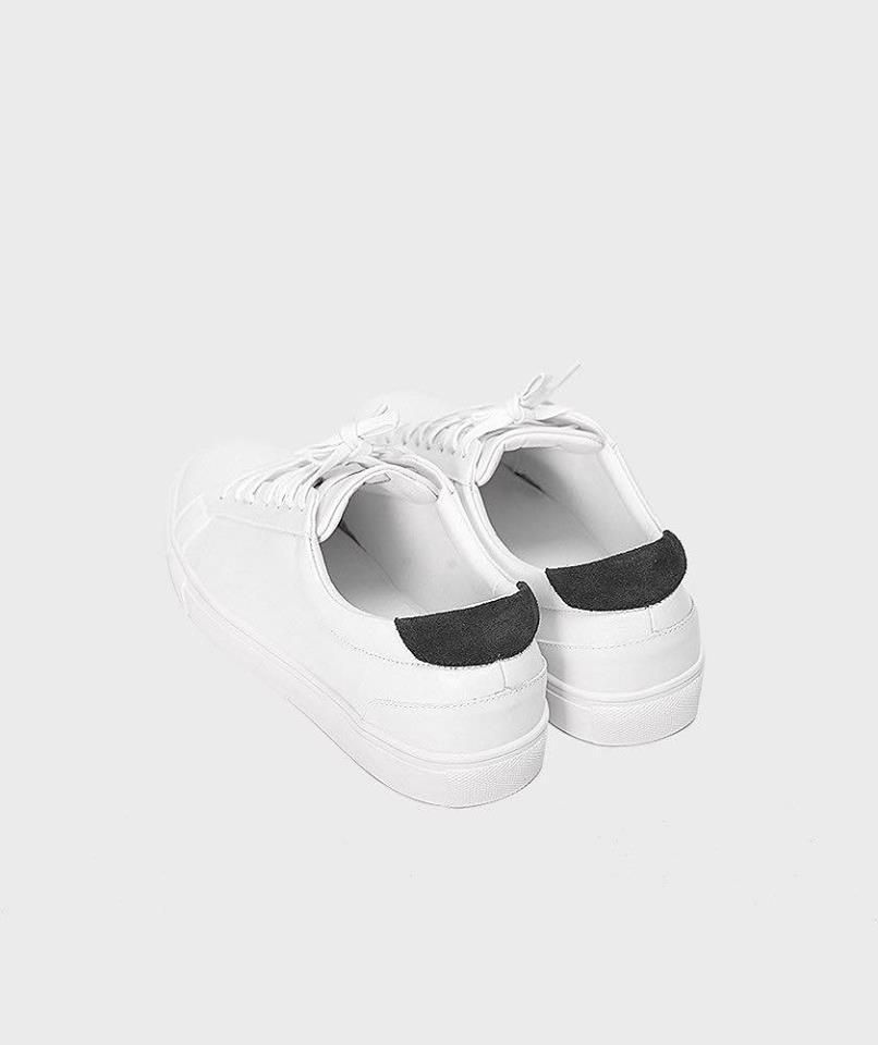 Giày Nam Sneaker Trắng Đáp Đen - Gl212024