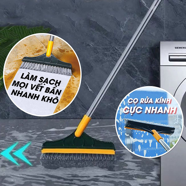 Chổi chà sàn 2in1 ( 1 mặt quét, 1 mặt đẩy )