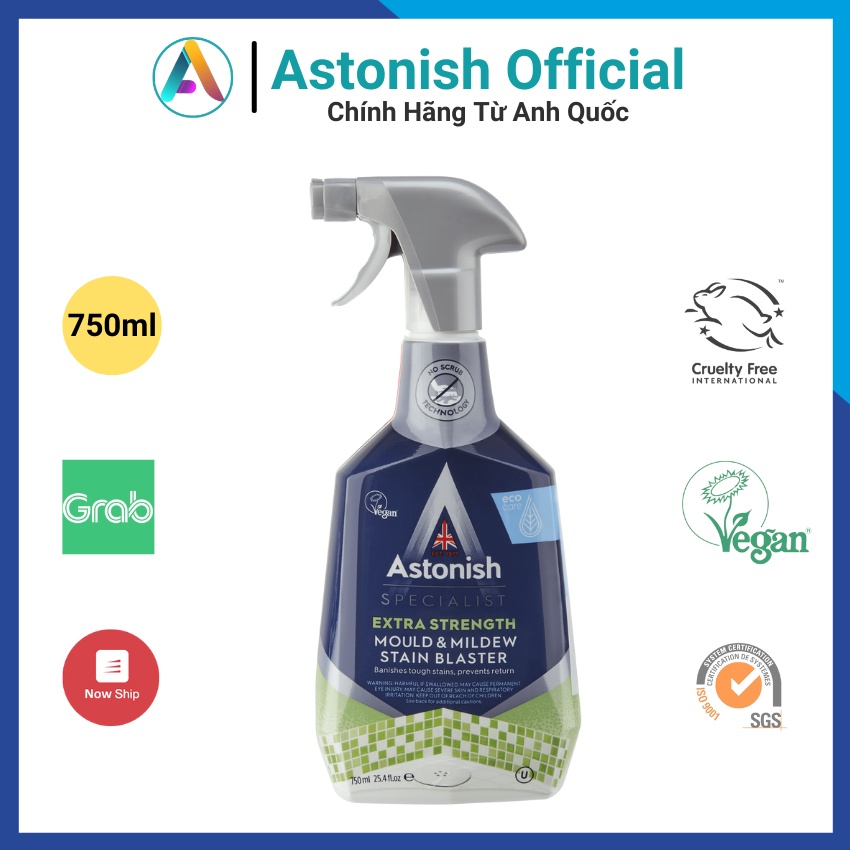 [HCM]Bình xịt vệ sinh nhà tắm Astonish C1120 (750ml)