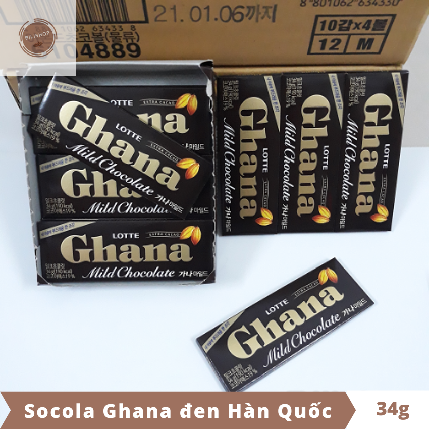 Socola đen Hàn Quốc 34g