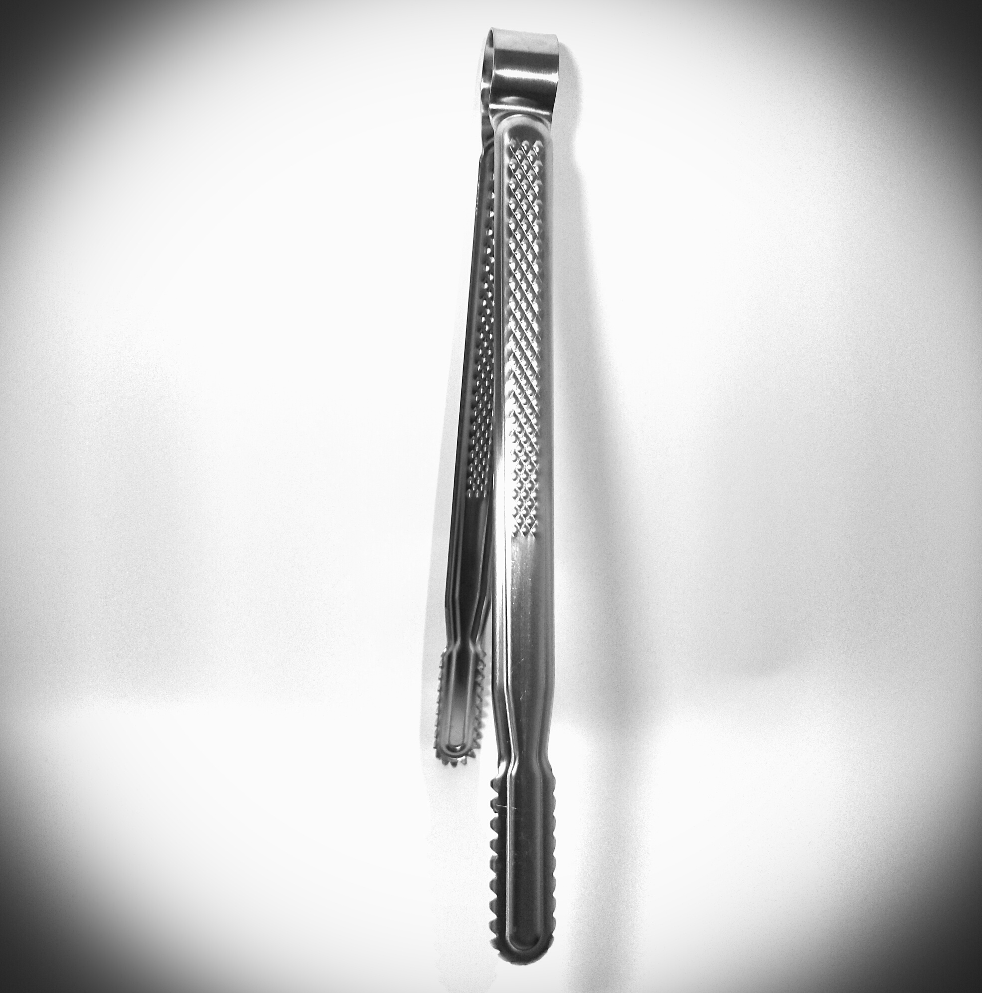 Korean-style stainless steel food clamp
