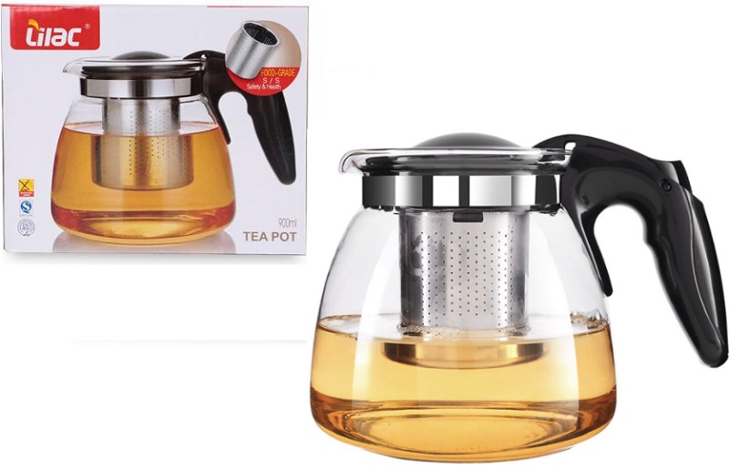 Bình lọc trà thủy tinh lưới lọc inox 304 chống gỉ t.h liac