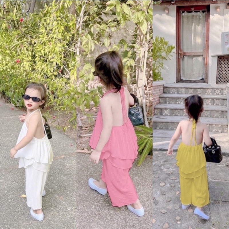 Set dập ly yếm lá DLYL cho bé gái