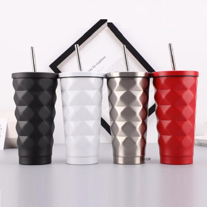 Ly inox ống hút - ly giữ nhiệt inox