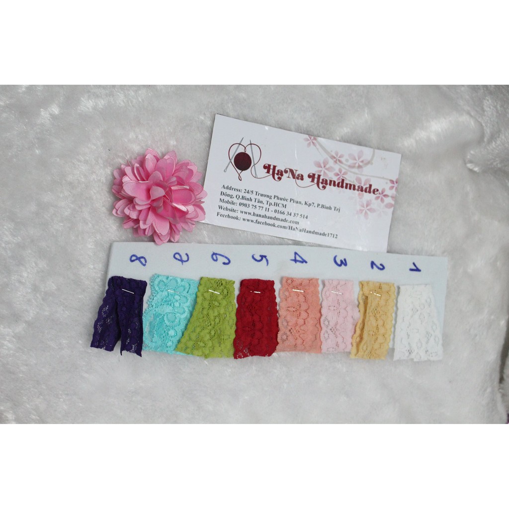 Elastic Lace Decorates Handmade Products 6K/Meter