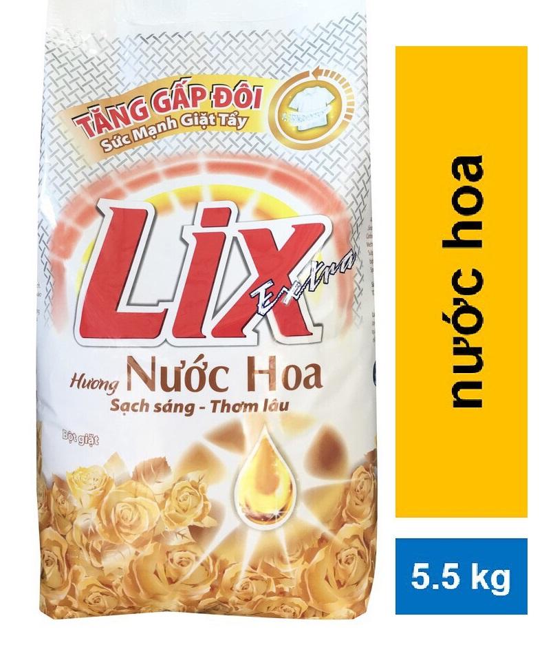 Bột Giặt Lix Extra Hương Nước Hoa 5.5Kg EH055