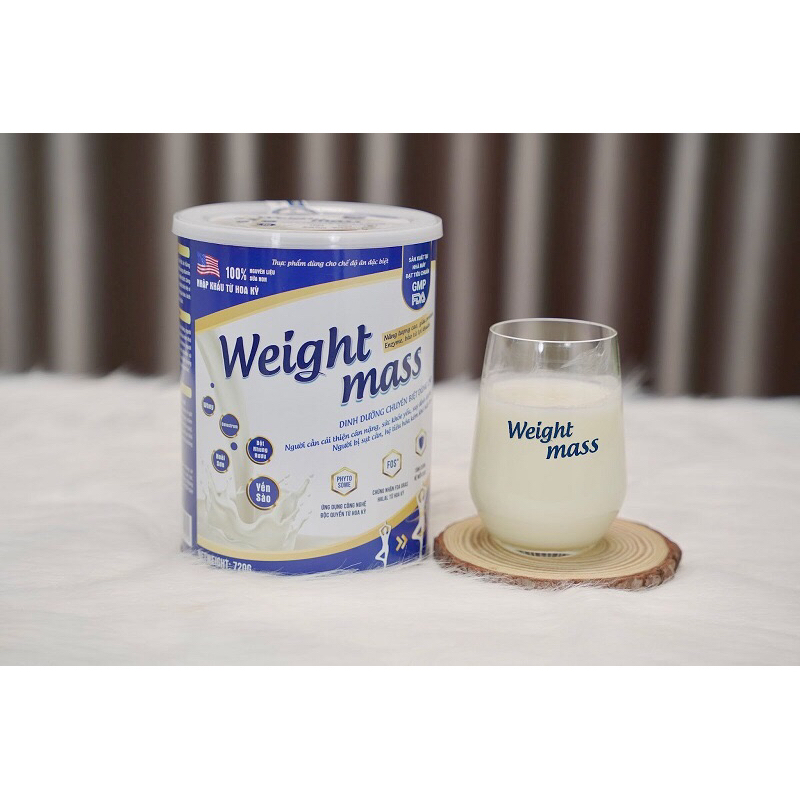 [Chính Hãng - Hoàn Tiền 10%]Weight Mass Sữa Bột Hỗ Trợ Tăng Cân Cho Người Gầy
