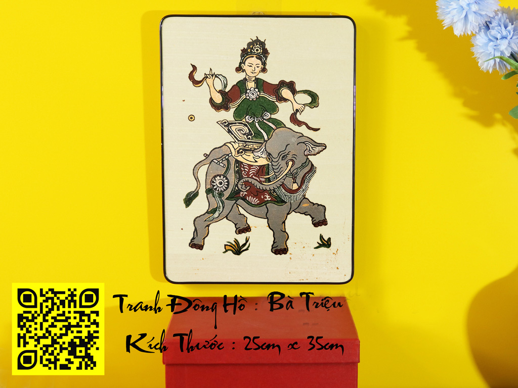 Dong Ho Ba Trieu folk painting