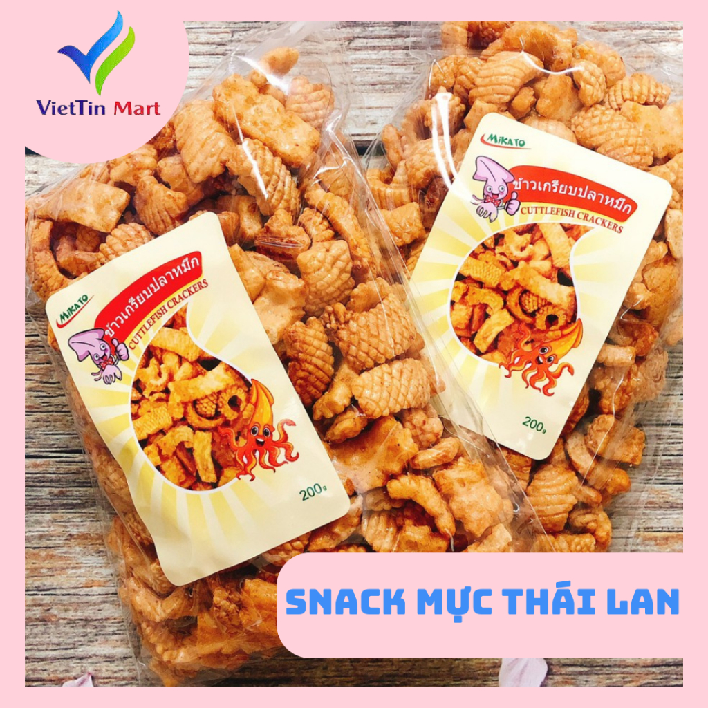 Snack Mực Thái Lan Gói 200G GIÒN RỤM