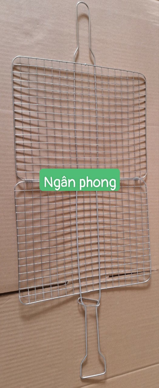 [HCM]VỈ NƯỚNG GẤP  INOX 201 KT 25X30