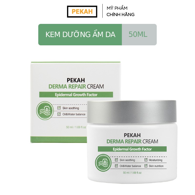 Kem dưỡng ẩm , phục hồi và tái tạo da chuyên sâu Pekah Derma Repair Cream 50ml dưỡng ẩm chuyên sâu , chống lão hóa da