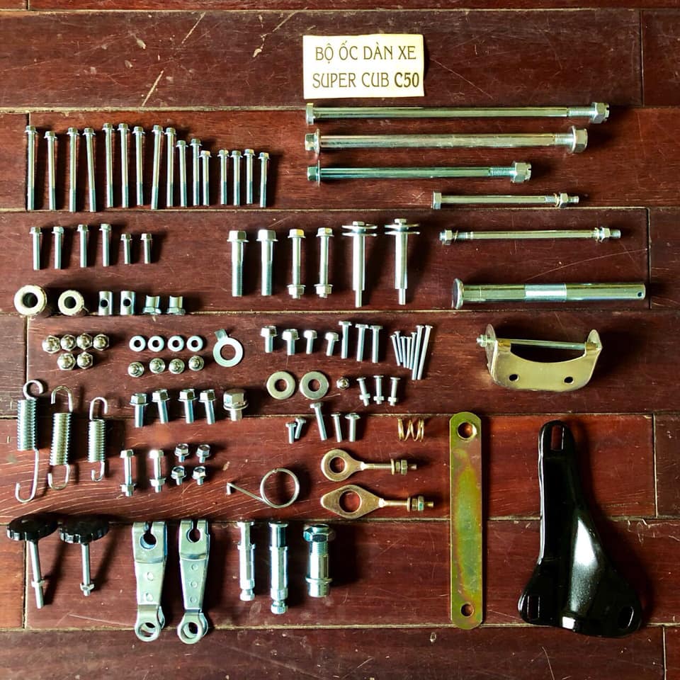 Bộ Ốc Xe Cup 81, 82 CỰC ĐẸP FULL 98% Xi Mạ Nhật Bản Rất Đẹp