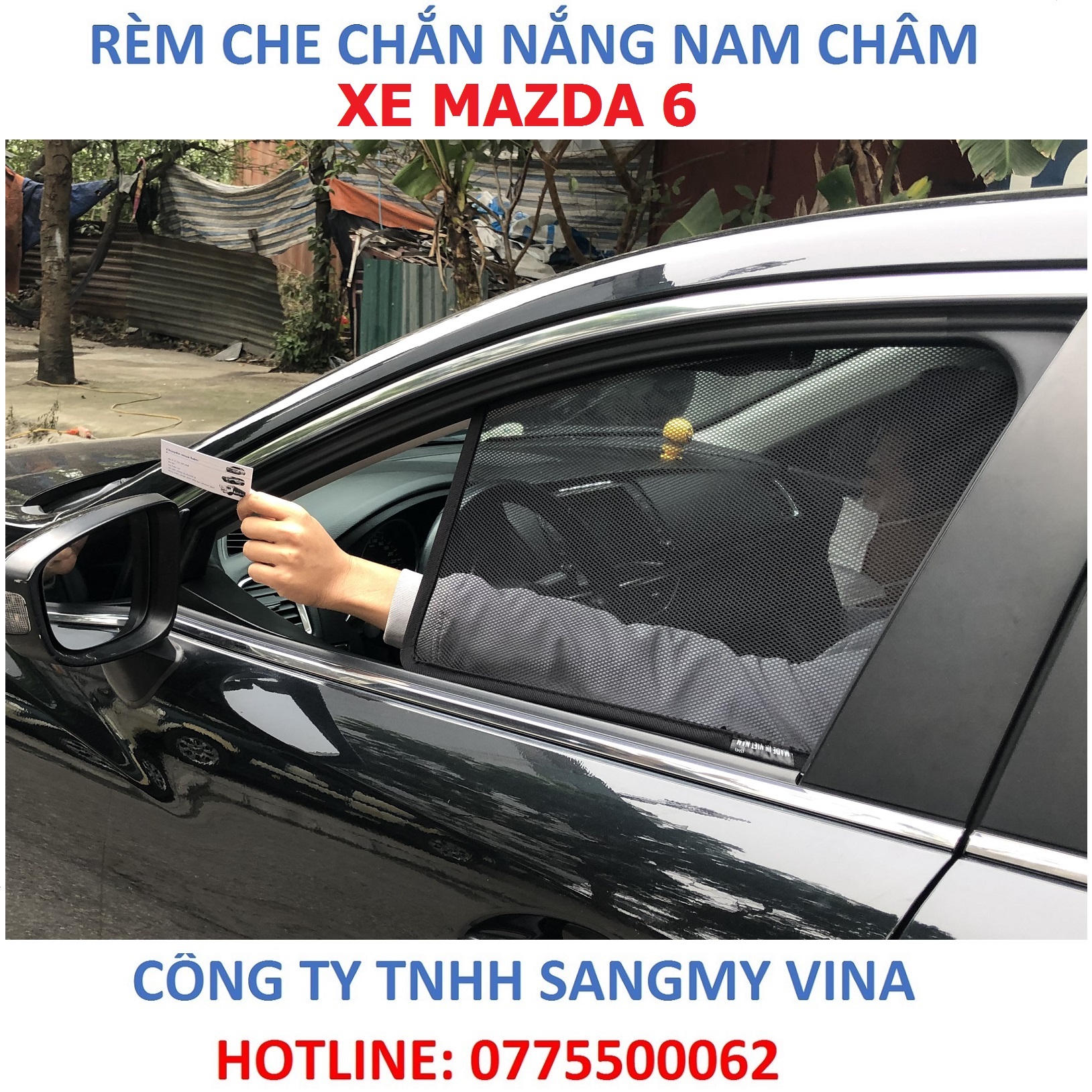 Rèm che chắn nắng nam châm xe Mazda 6