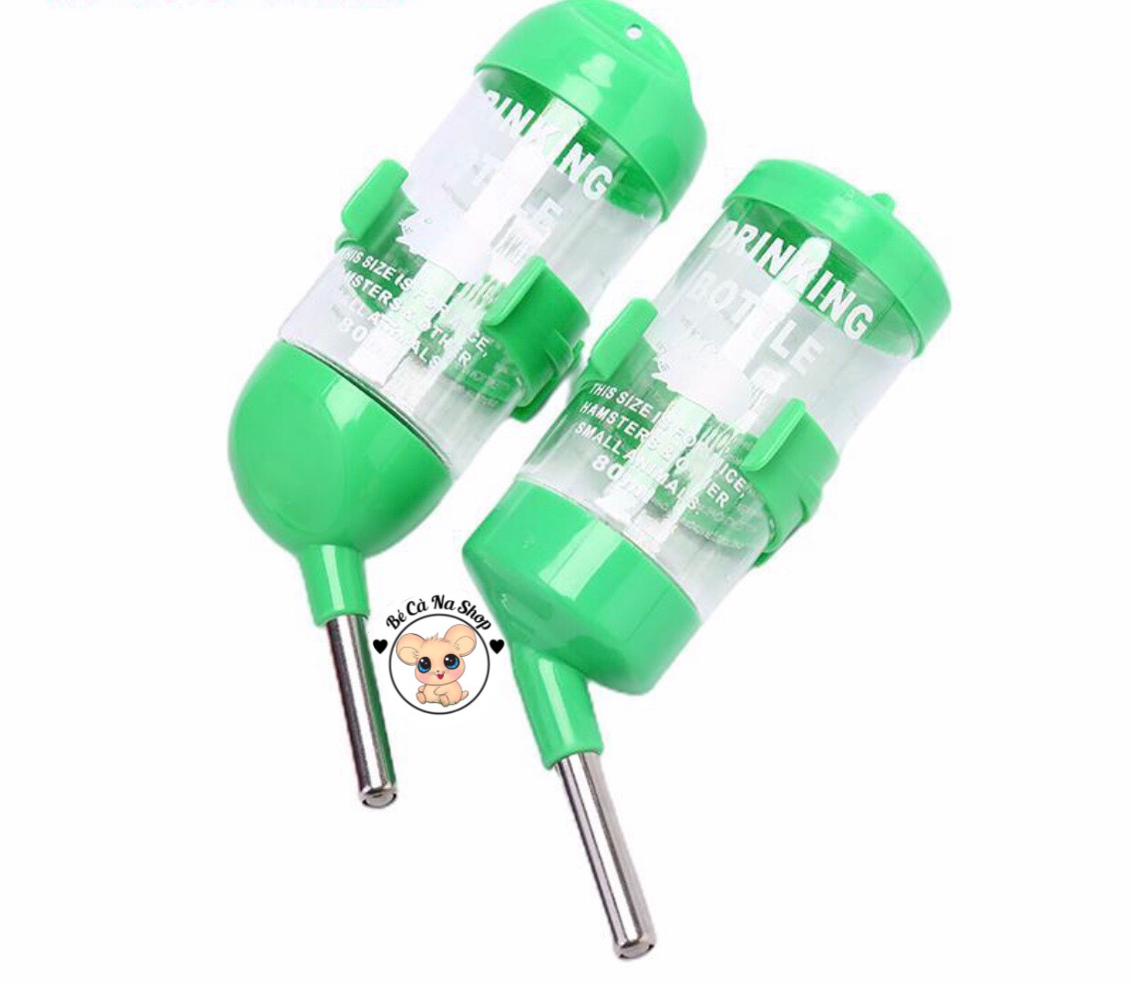 bình nước bi 80ml và 125ml cho hamster (hàng nhập khẩu xịn chống rỉ nước)