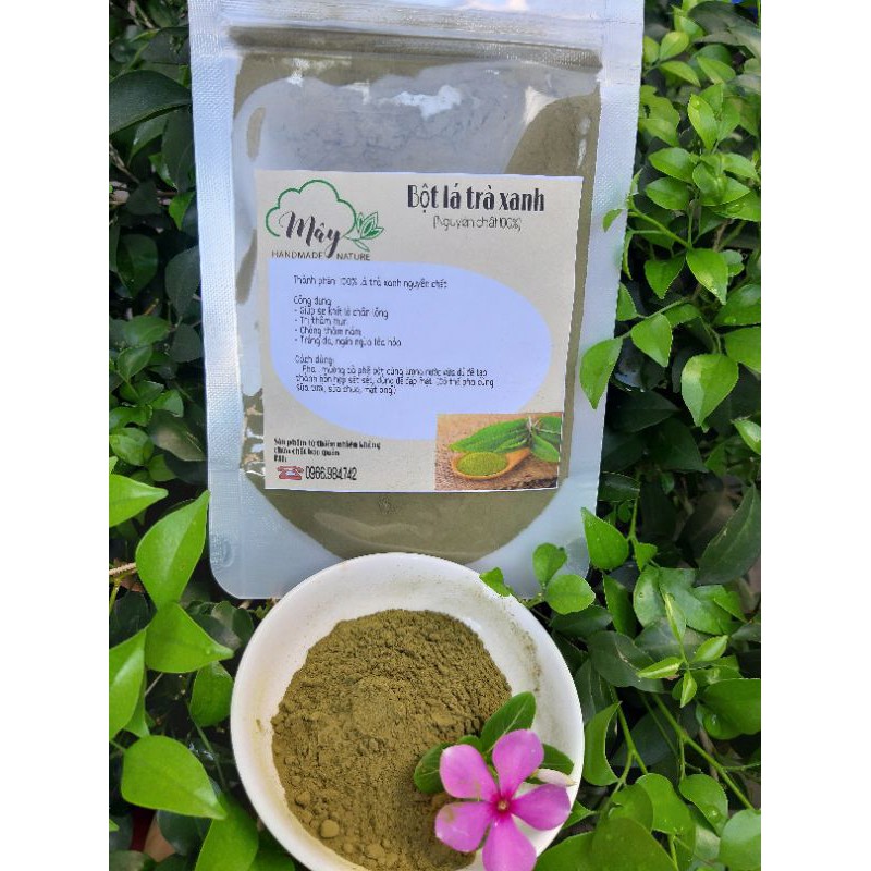 Bột lá trà xanh handmade