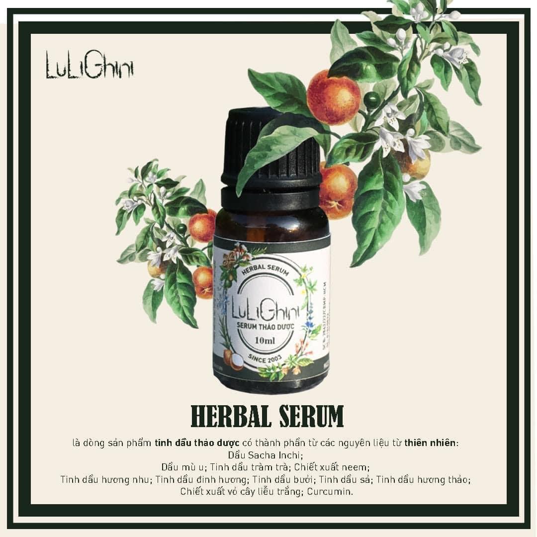 Serum ngừa mụn thảo dược Lulighini