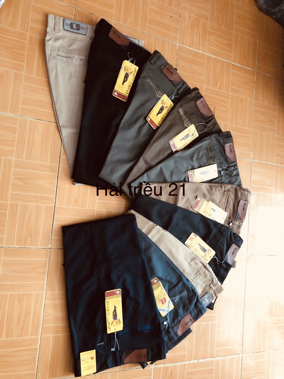 [HCM]Quân Dài KaKi Nam Trung Niên 001