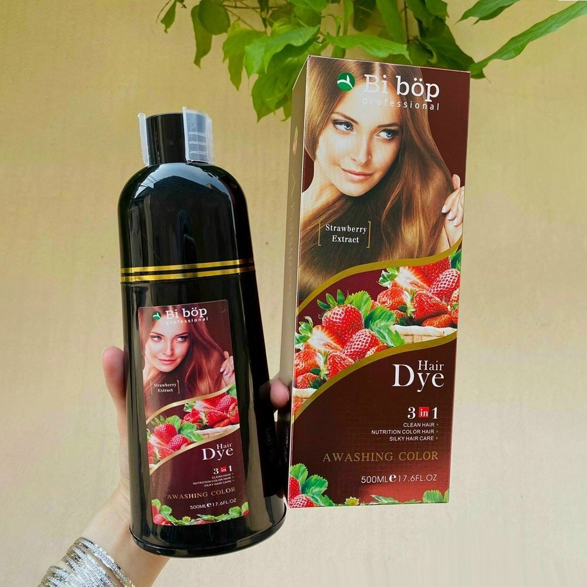 Dầu gội phủ bạc Bi Bop 500ML