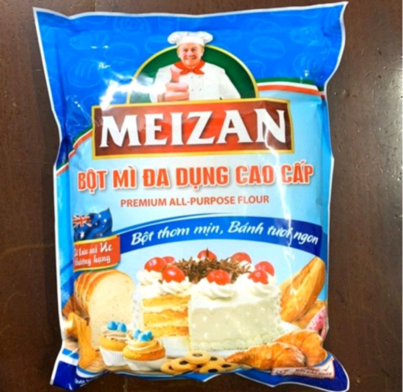 bột mì đa dụng cao cấp Mezan gói 500g