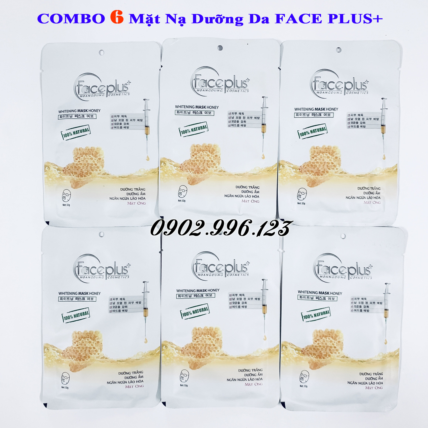Combo 10 Mặt Nạ Chiết Xuất Mật Ong FacePlus