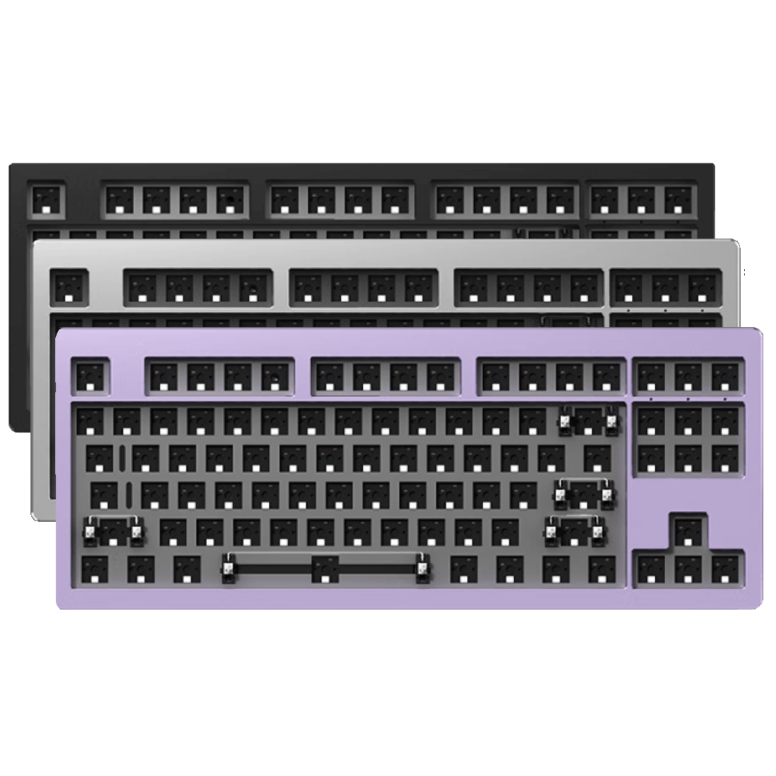 KIT Bàn phím cơ Monsgeek M3 | Case nhôm | RGB | Mạch xuôi | Hotswap | Gasket Mount