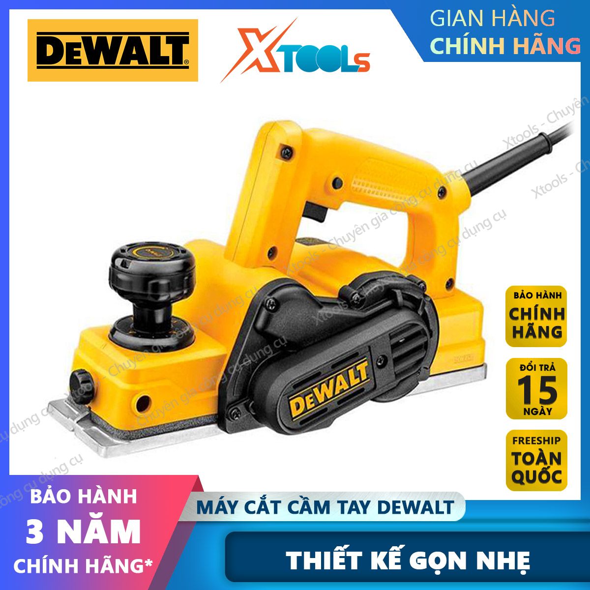 Portable Planer 600W DeWalt d26676-b1. Planer DeWalt double insulation design, use blade planing commonly used 82mm, the ability of cell max depth 1.5mm