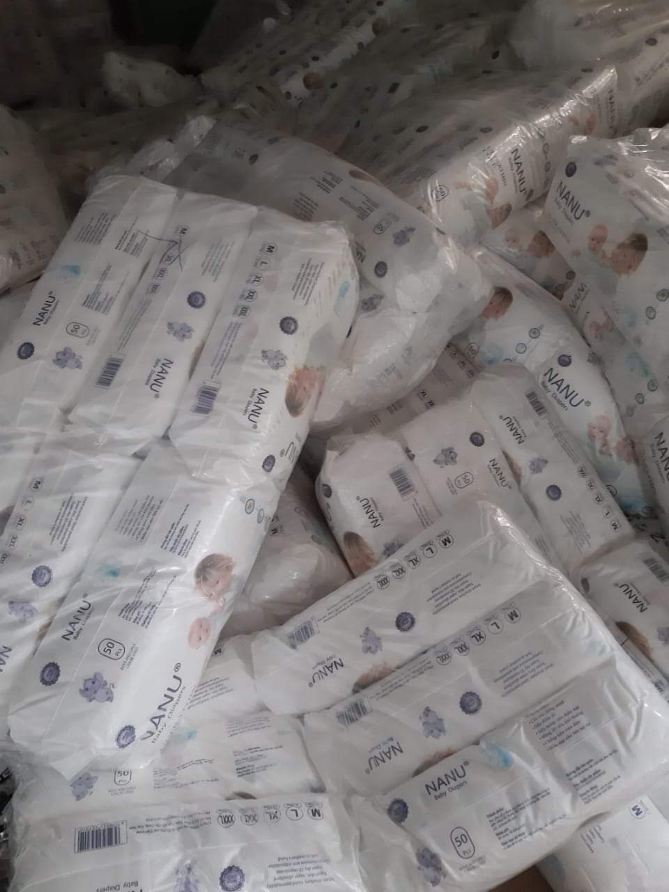 Combo 50 bỉm quần Nanu cao cấp cho bé yêu