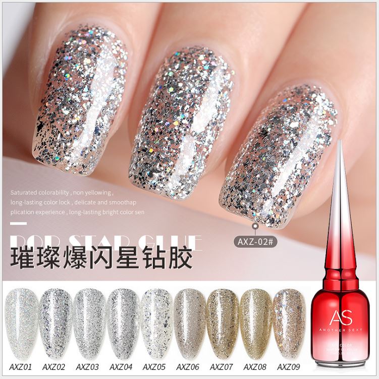 [HCM]Sơn gel As mã AXZ 15ML - chai đỏ