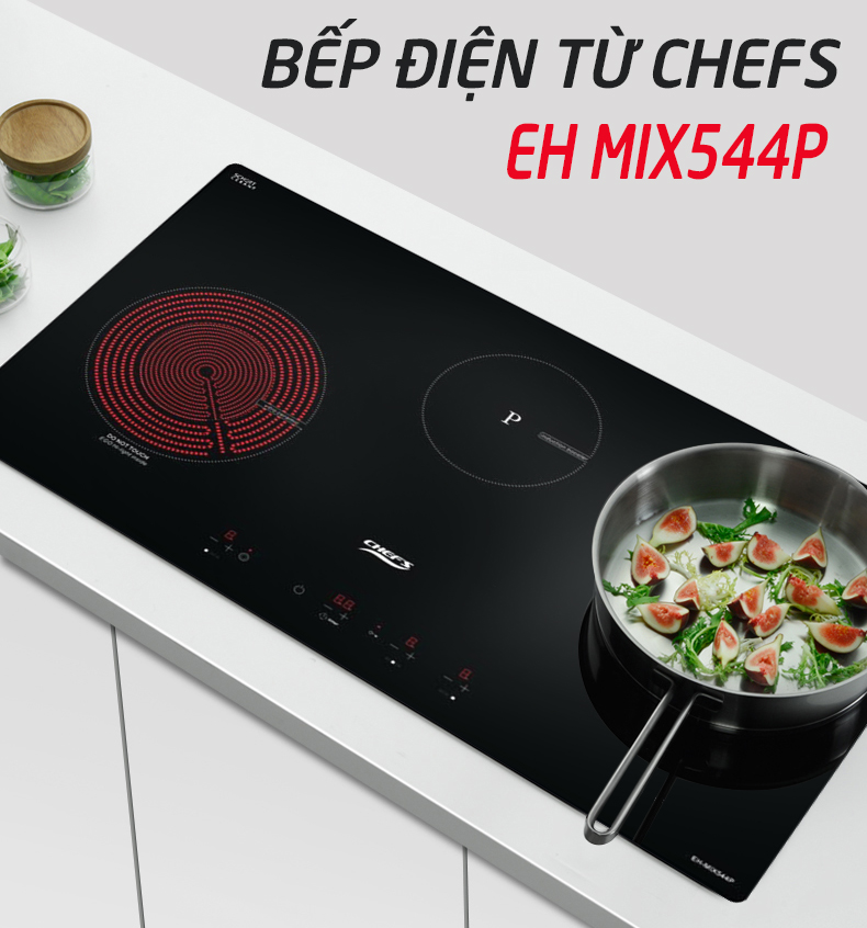 [Trả góp 0%]BẾP ĐIỆN TỪ CHEFS EH-MIX544P
