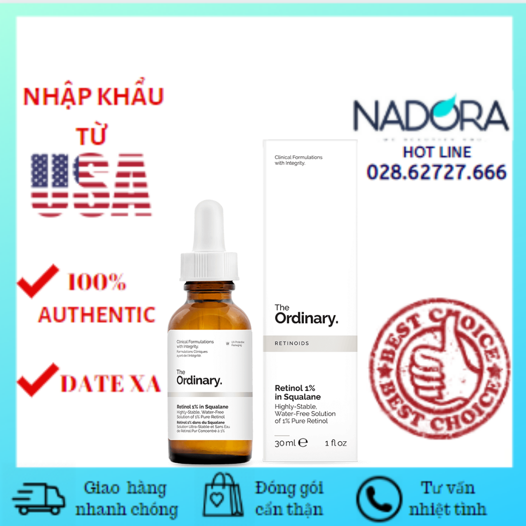 Tinh Chất Chống Lão Hóa The Ordinary Retinol 1% in Squalance