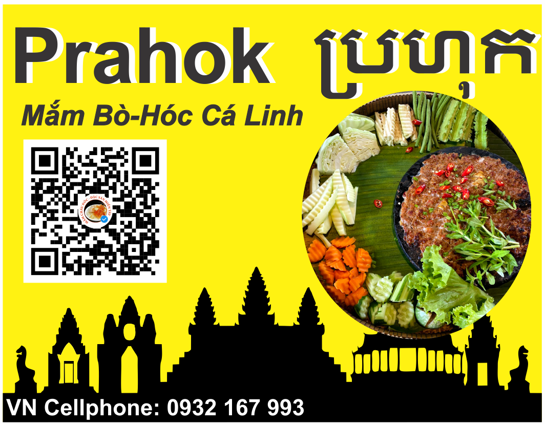 Mắm bò hóc cá linh / prahok campuchia 100% 500gram