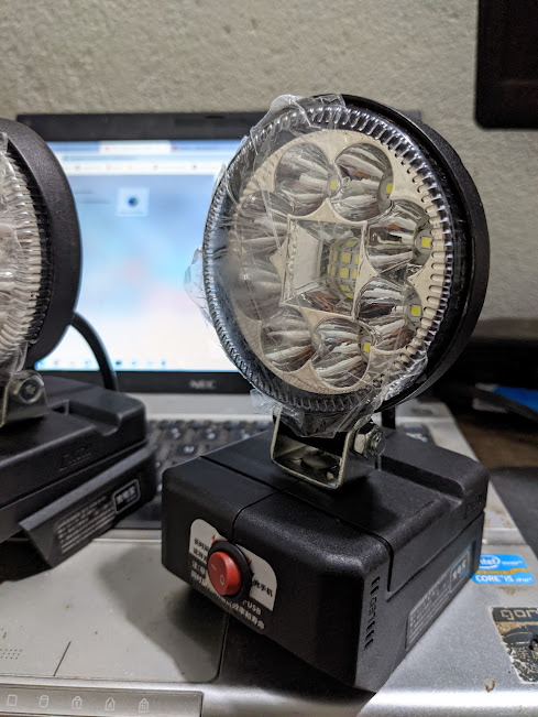 Đèn Pin Led, Đèn Pha Led , sạc usb Dùng Pin DCA Dongcheng 20V