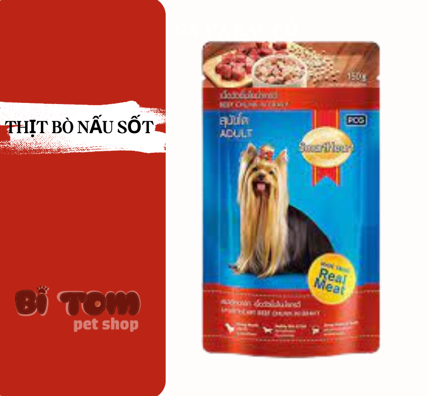 Pate cho chó SMART HEART - Gói 130gr