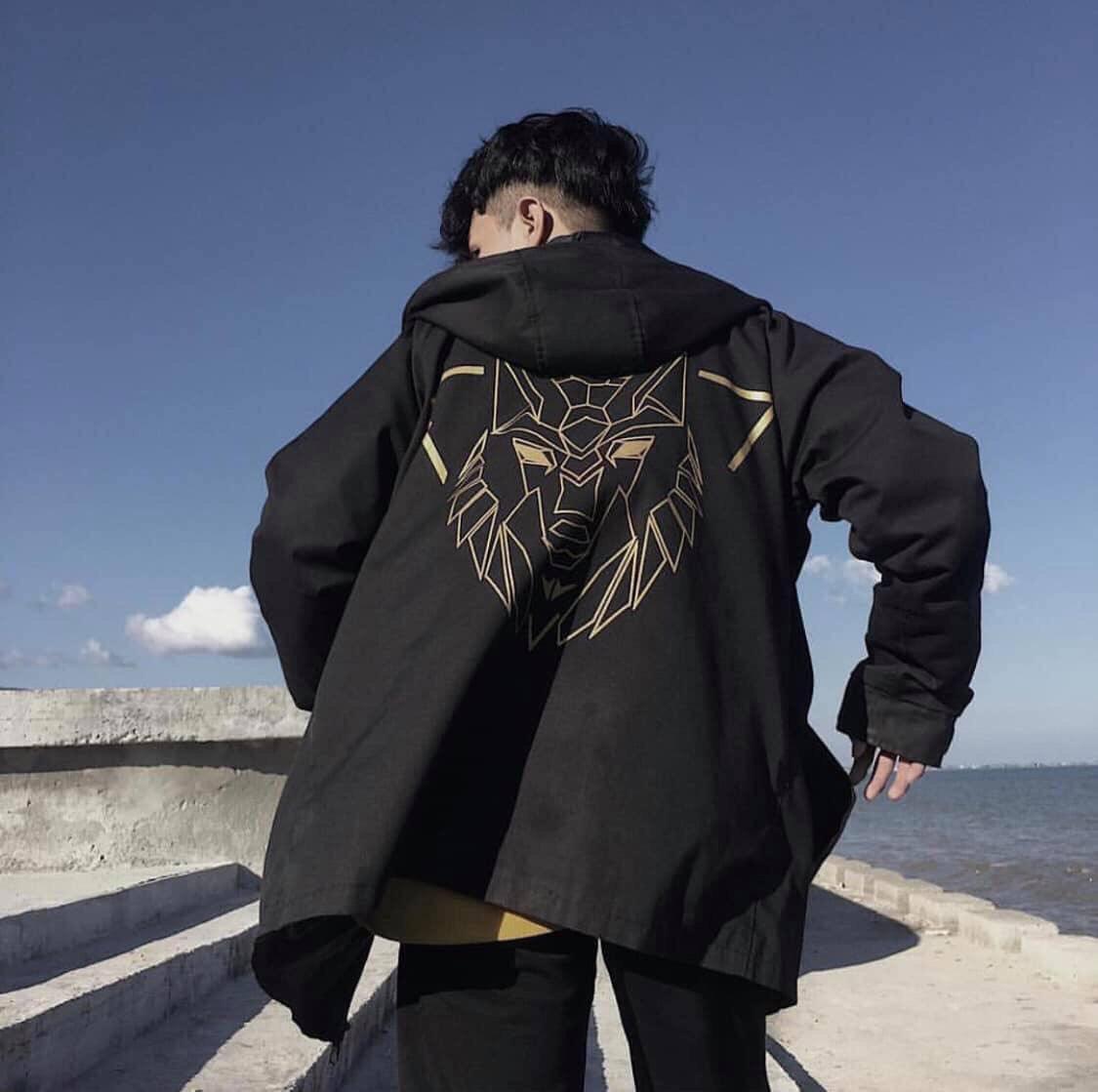 [HCM]Áo Khoác In Hình Sói Unisex