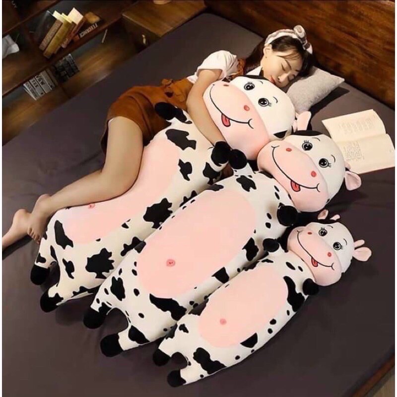 GỐI ÔM BÒ SỮA SIÊU CUTE [ MẪU MỚI RẺ VÔ ĐỊCH]