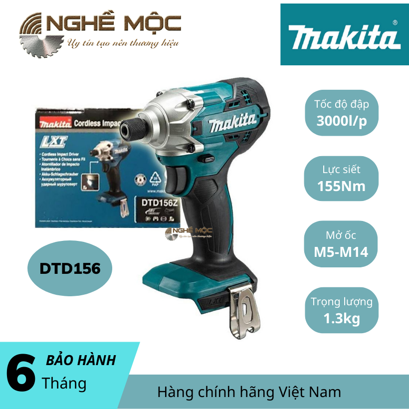 Máy vặn vít 18v Makita DTD156