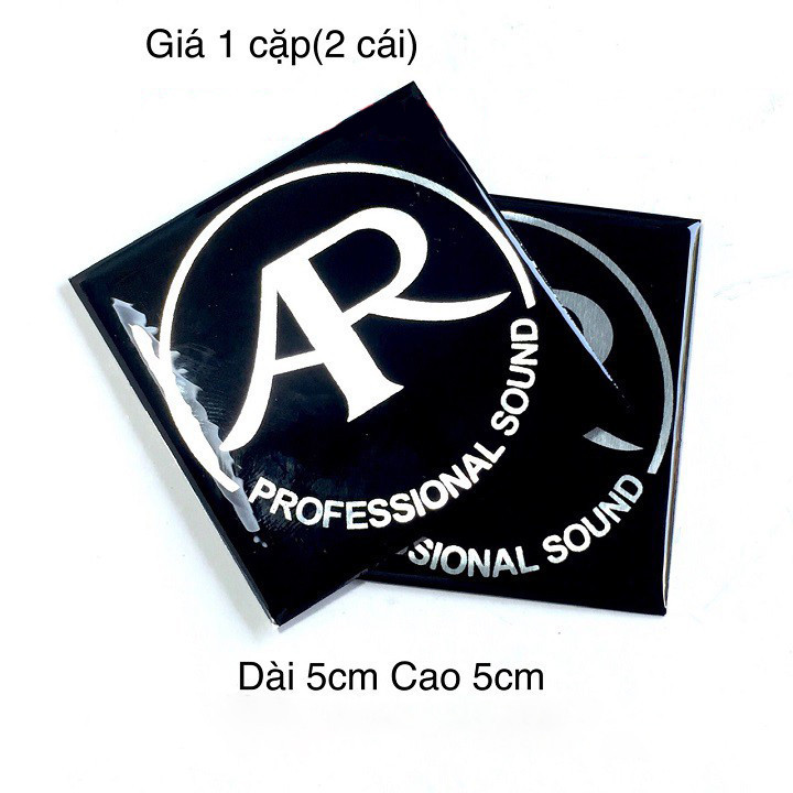 Tem loa AR nhựa dẻo vuông 5cm ( giá 1 đôi )