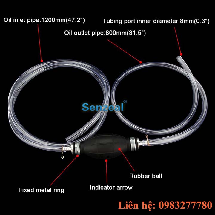 Dụng cụ bơm hút chất lỏng bóp tay V2