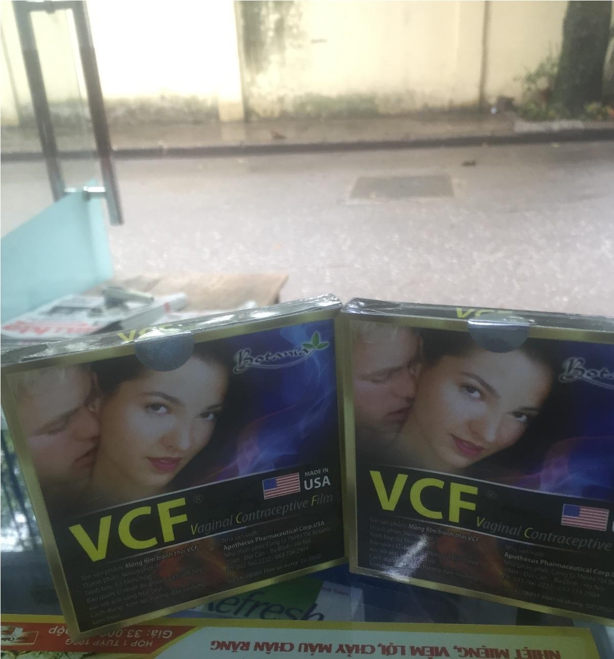 hộp 3 màng phim tránh thai – VCF