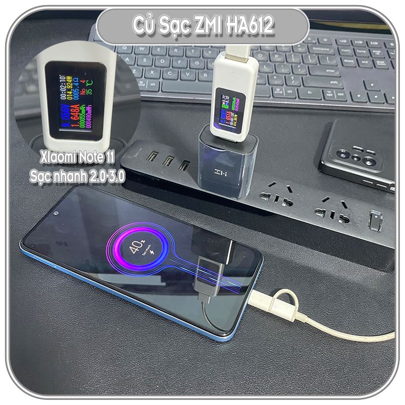 Củ sạc nhanh ZMI HA612 18W (QC 2.0-3.0)