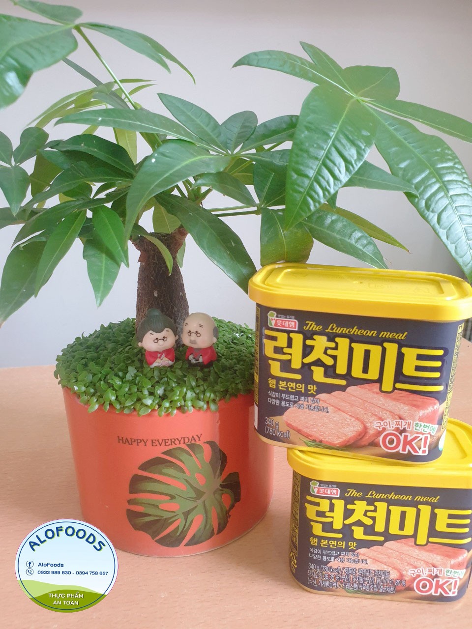 Thịt hộp DongWon Hàn Quốc nắp vàng 340g