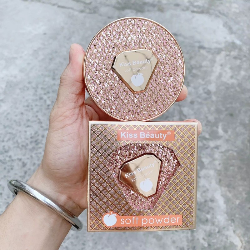 Phấn nền 2 tầng trang điểm Kissbeauty