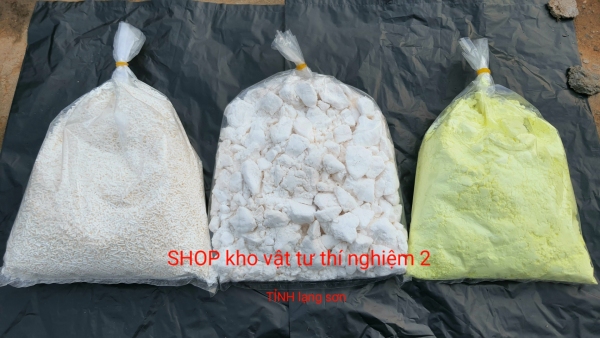 combo 3 loại phân bón 500g KCLO 3+ 500g natri benzoat+ 500g lưu huỳnh tinh khiết không pha ( bón cây trồng )