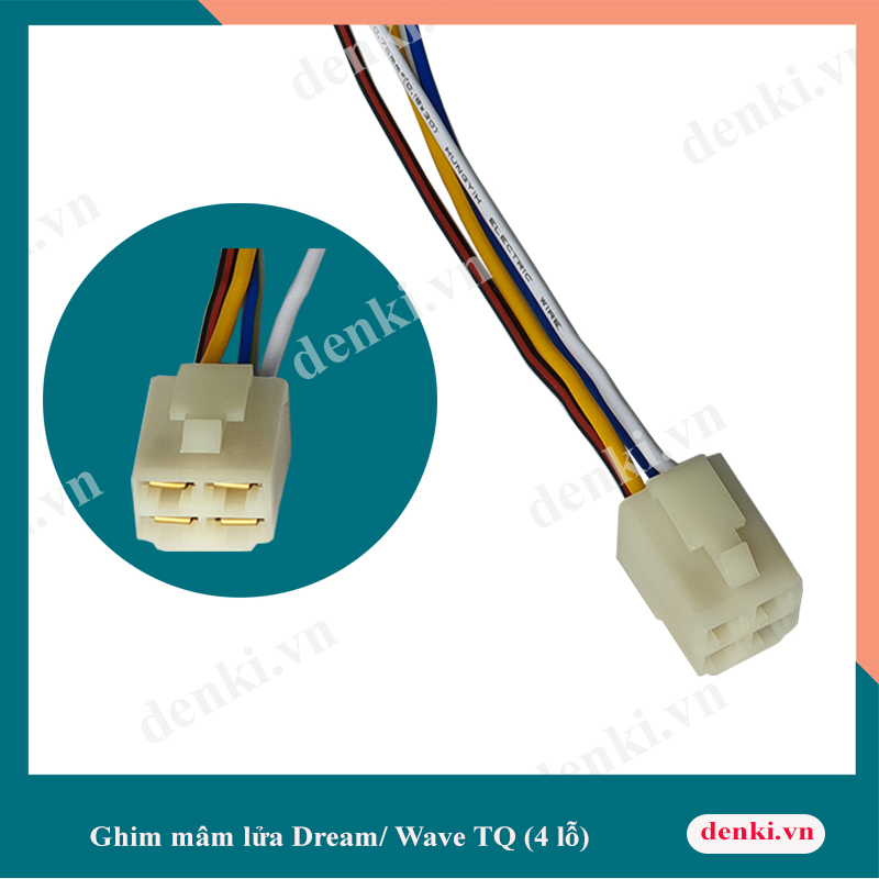 Ghim mâm lửa dành cho xe Dream/ Wave TQ (4 lỗ)
