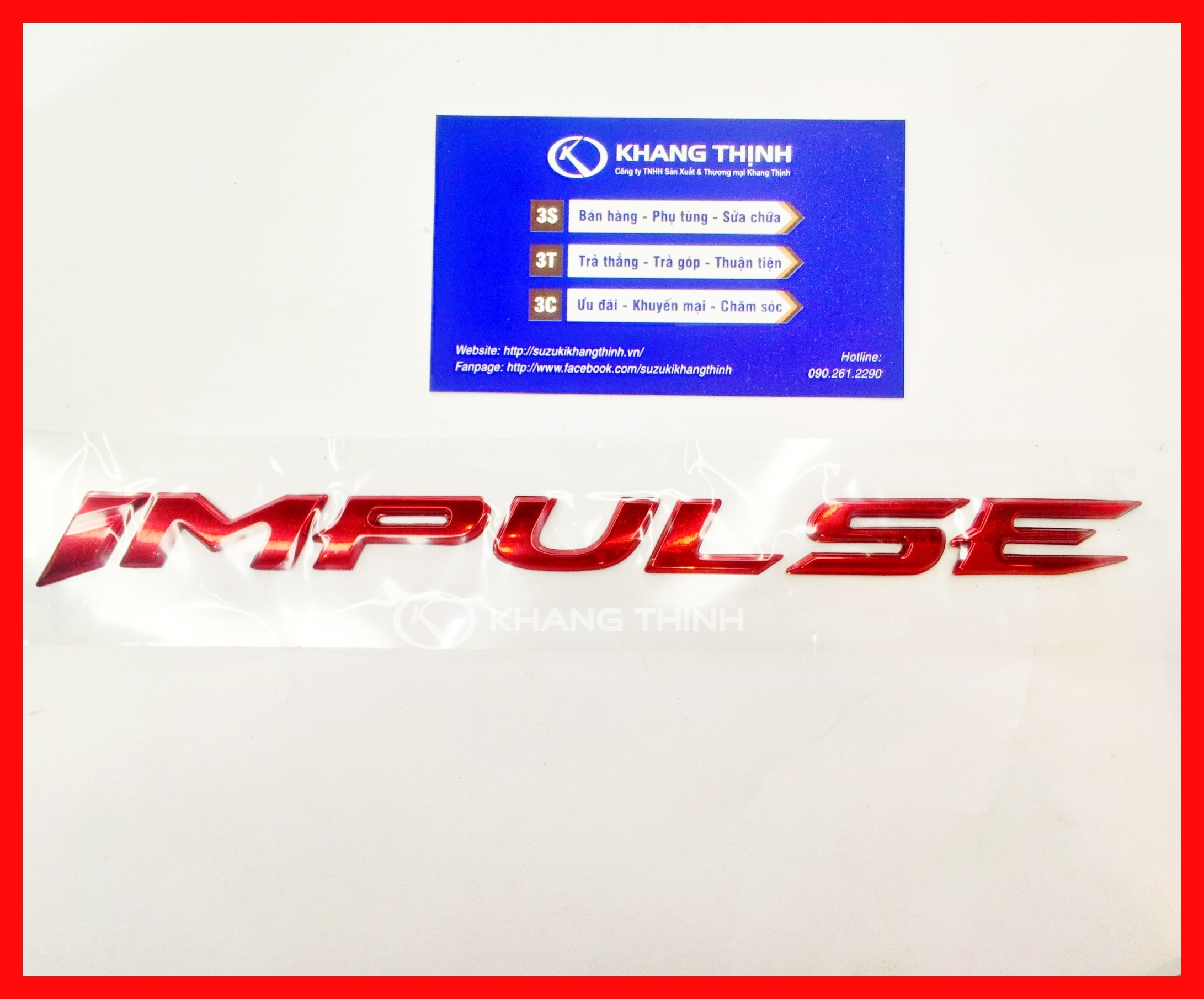 Chữ Suzuki Impulse - Hàng Chính Hãng