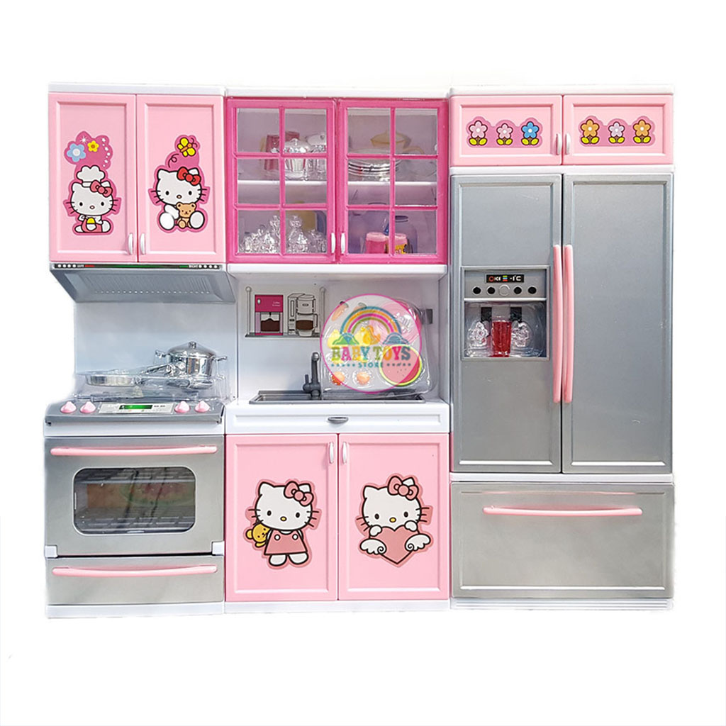 Bộ đồ chơi nhà bếp Hello Kitty gồm loại 2 khoang, 3 khoang cho bé sẽ khiến cho bé trở nên giỏi giang hơn trong việc tổ chức và bảo quản các dụng cụ nấu ăn. Đồng thời, các đồ chơi dễ thương còn giúp bé học tập về phẩm chất tốt, chia sẻ và tương tác xã hội một cách trò chơi và đáng yêu.